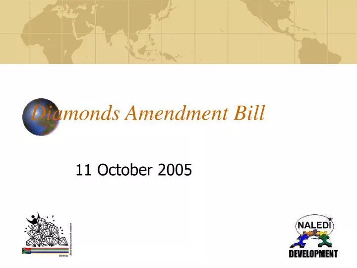 diamonds amendment bill