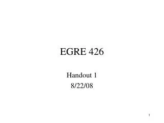 EGRE 426