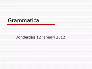 grammatica