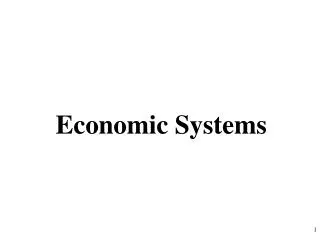 Economic Systems