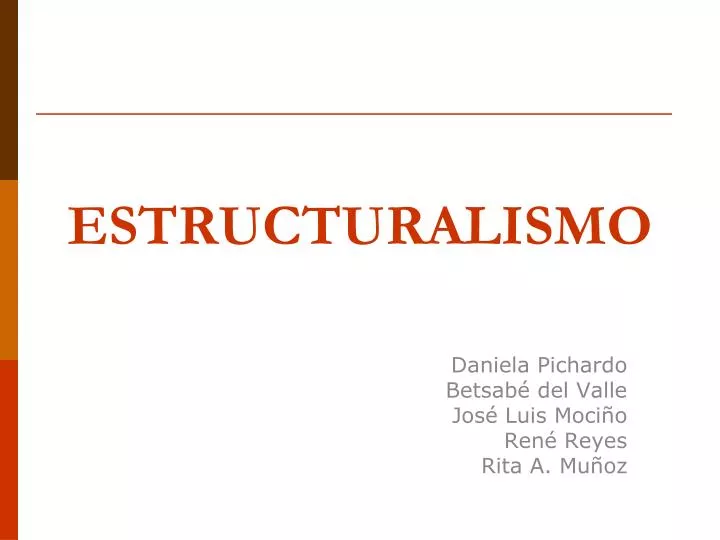 estructuralismo