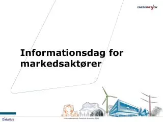 informationsdag for markedsakt rer