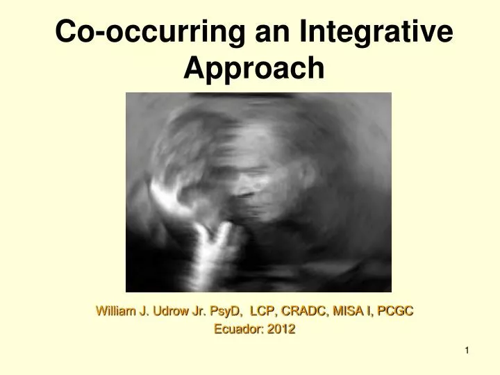 co occurring an integrative approach