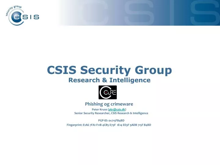 csis security group research intelligence