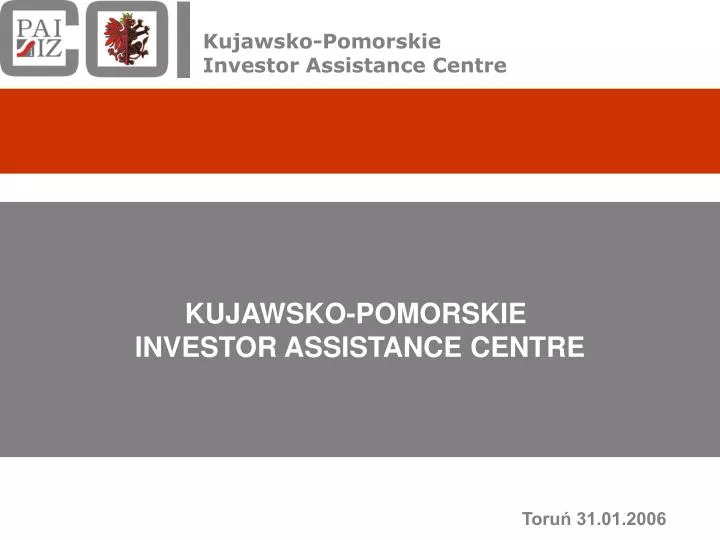 kujawsko pomorskie investor assistance centre