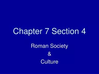 Chapter 7 Section 4