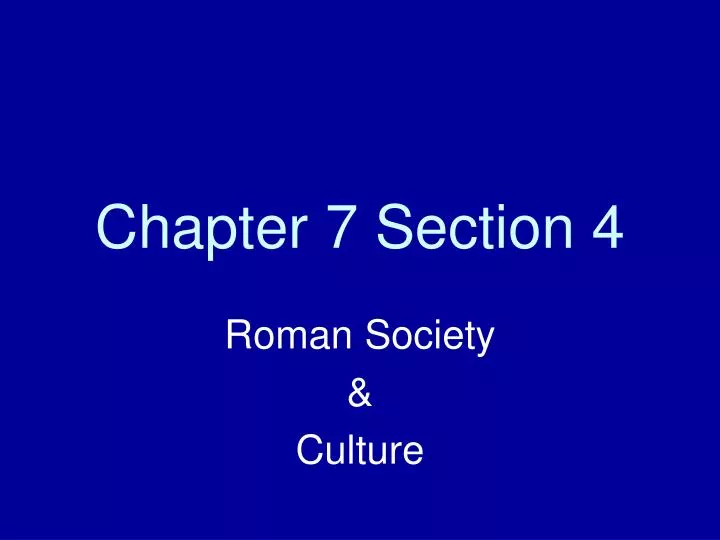 chapter 7 section 4