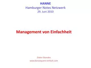 hanne hamburger notes netzwerk 29 juni 2010