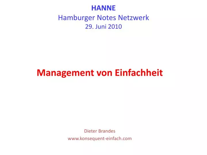 hanne hamburger notes netzwerk 29 juni 2010