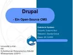 Drupal - Ein Open-Source CMS - slide 1