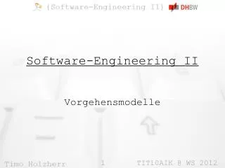 software engineering ii