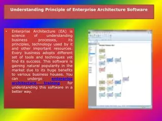 Enterprise Erchitecture Software