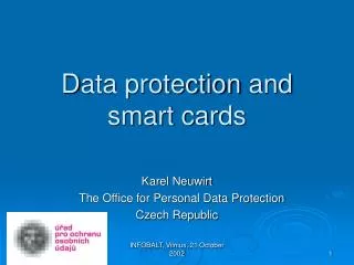 D ata protection and smart cards