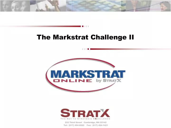 the markstrat challenge ii
