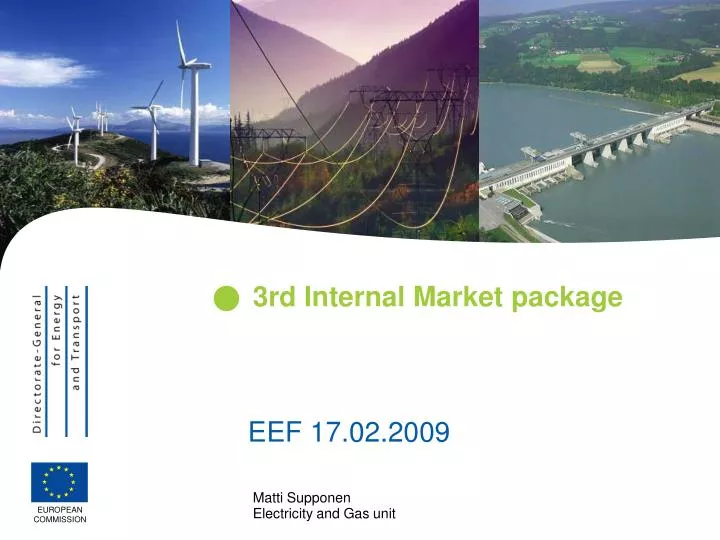 3rd internal market package