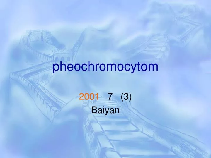 pheochromocytom