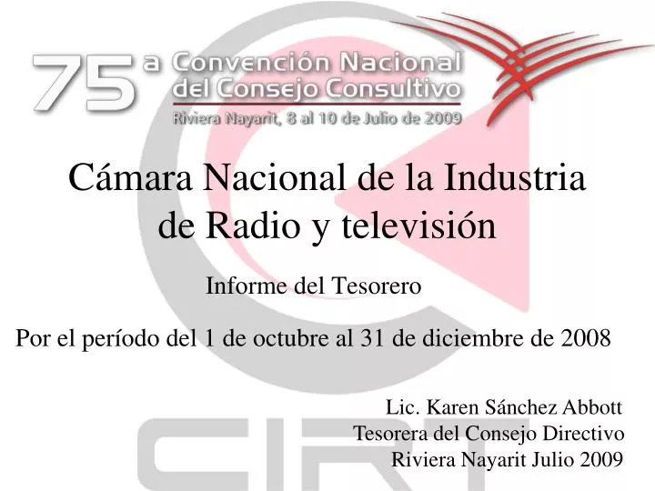 c mara nacional de la industria de radio y televisi n