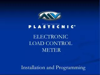ELECTRONIC LOAD CONTROL METER