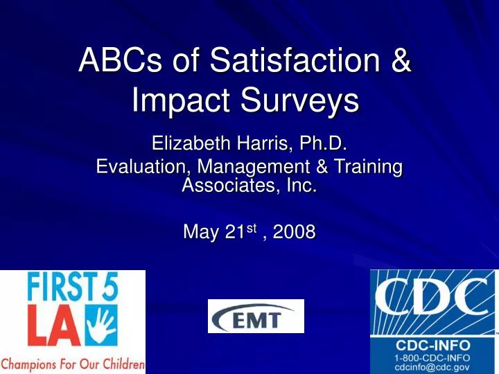 abcs of satisfaction impact surveys