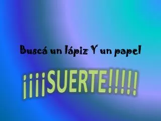 busc un l piz y un papel