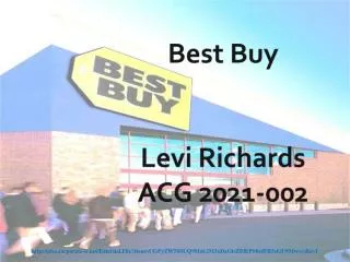 Best Buy Levi Richards ACG 2021-002
