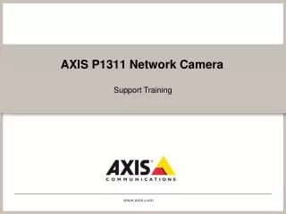 AXIS P1311 Network Camera