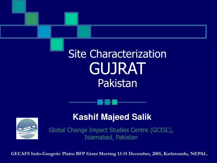 global change impact studies centre gcisc islamabad pakistan