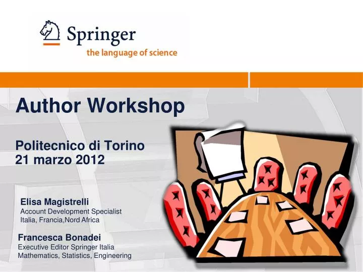 author workshop politecnico di torino 21 marzo 2012