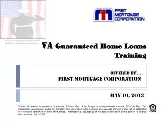 VA Guaranteed Home Loans Training