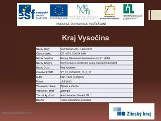 kraj vyso ina