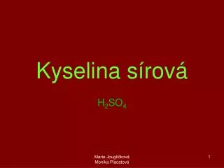 kyselina s rov