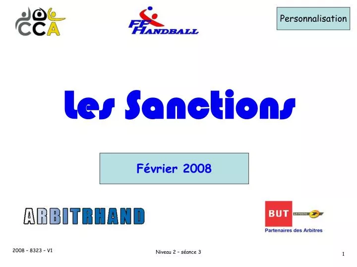 les sanctions