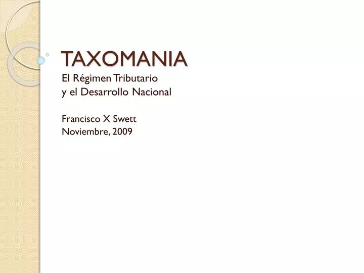 taxomania