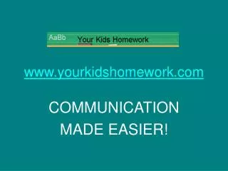 www yourkidshomework com