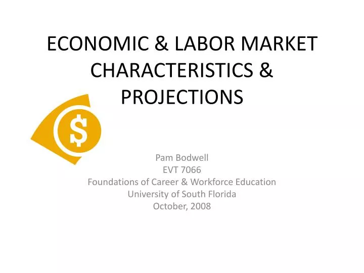 economic labor market characteristics projections