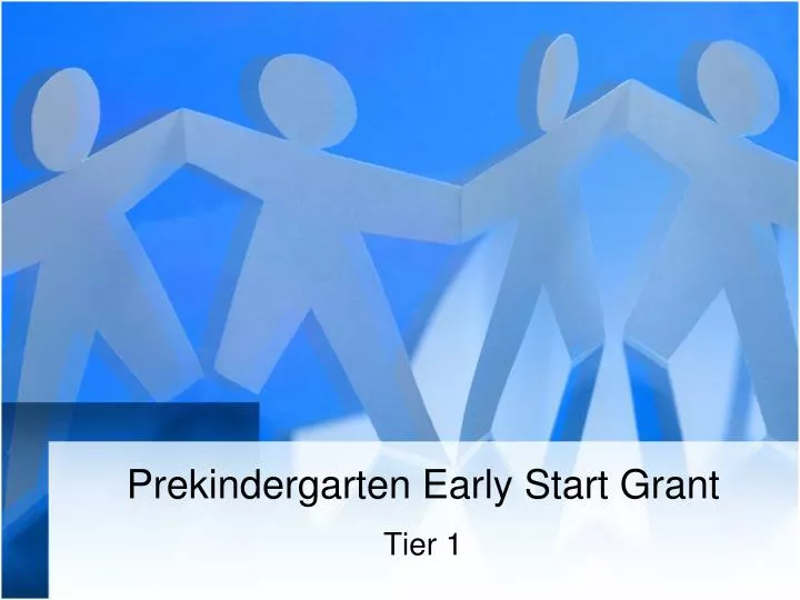 prekindergarten early start grant