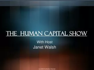 The Human Capital Show