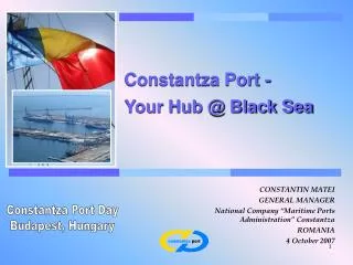 Constantza Port - Your Hub @ Black Sea