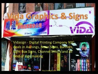 Digital Printing Company NYC - Neon Signs NYC - Awnings NYC