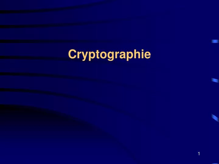cryptographie