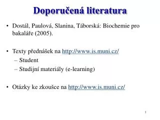 doporu en literatura