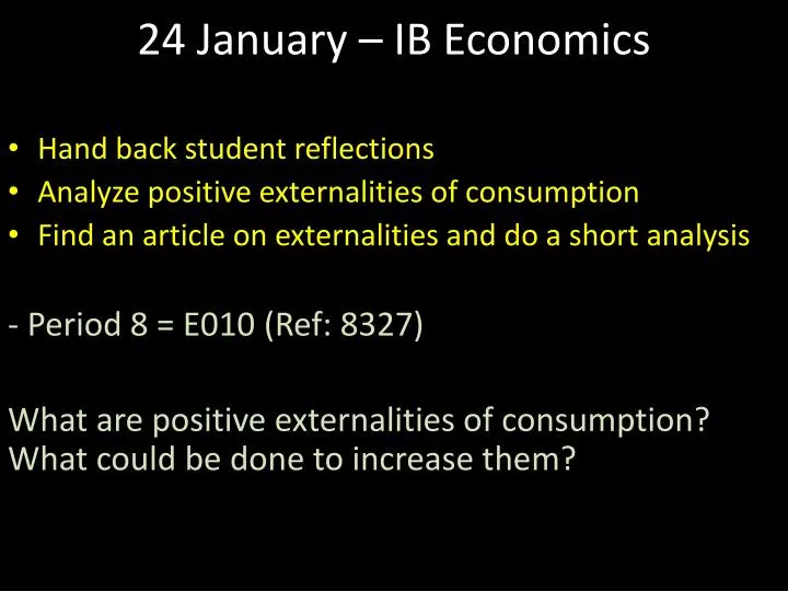 24 january ib economics