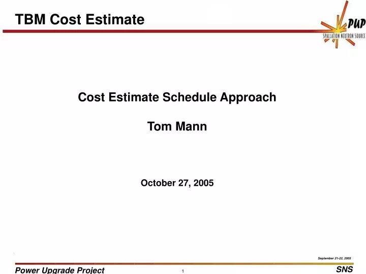 tbm cost estimate