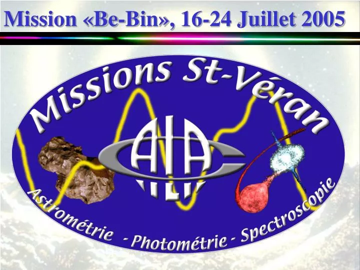 mission be bin 16 24 juillet 2005