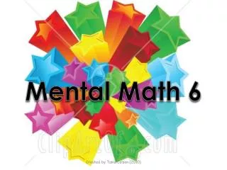 Mental Math 6