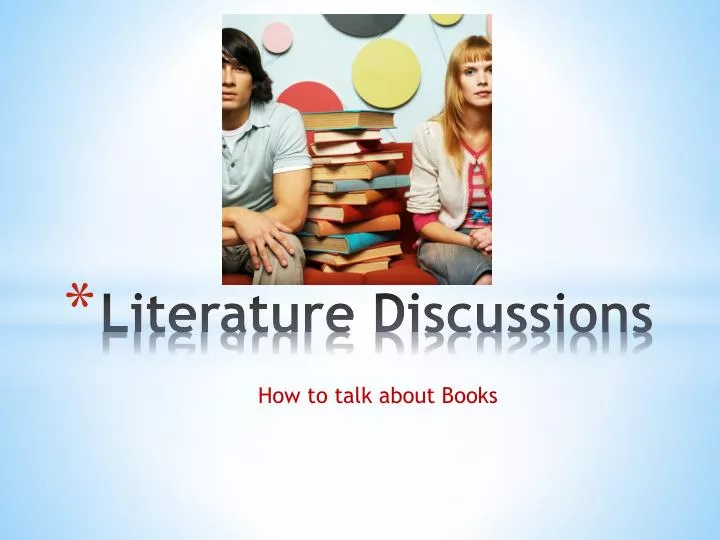 literature discussions