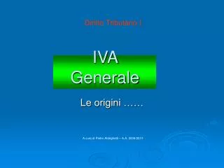 iva generale