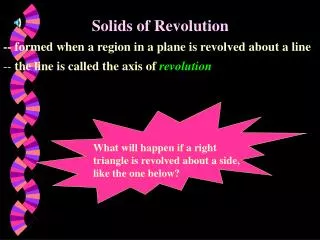 Solids of Revolution