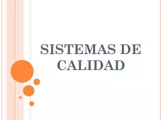 sistemas de calidad