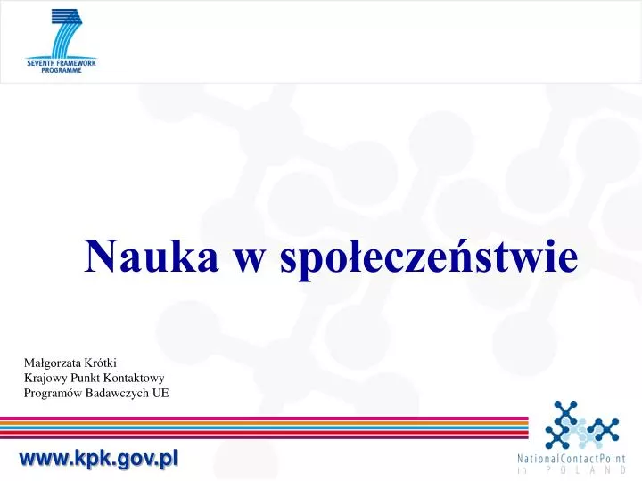 nauka w spo ecze stwie